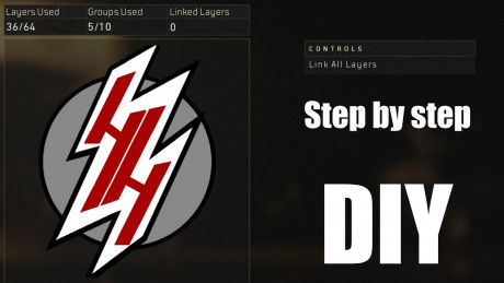 Bo4 How To Make The Hentai Haven Emblem Step By Step Youtube