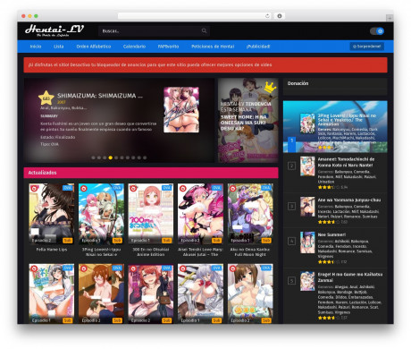 Wordpress Website Template Animestream By Themesia Hentai Lv Com