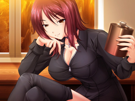 Anime Wallpaper Paizuri Cheerleader Vs Sakunyuu Ouendan Game Breasts Light Erotic Large Breasts Game Cg Red Hair 1024x768 91693 En