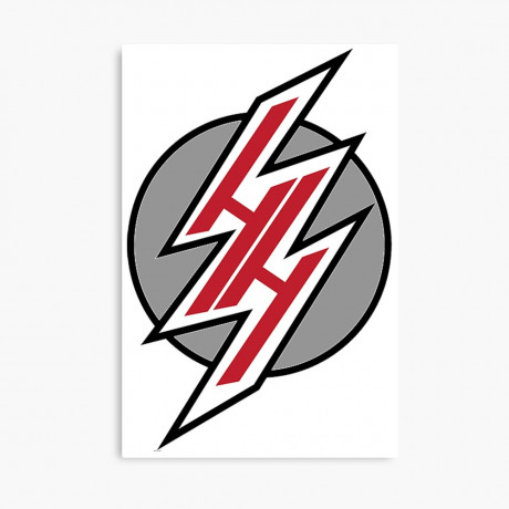 Hentai Haven Logo Small Print Metal Print By Kozurakzo Redbubble